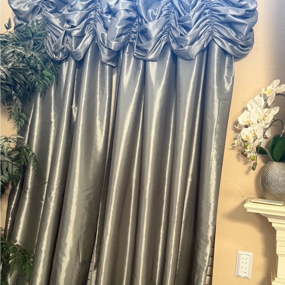 Elegant Silver Drapes